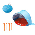 Baby Beach Tent With Pool Portable Foldable Sunshelter, Color: Whale Blue