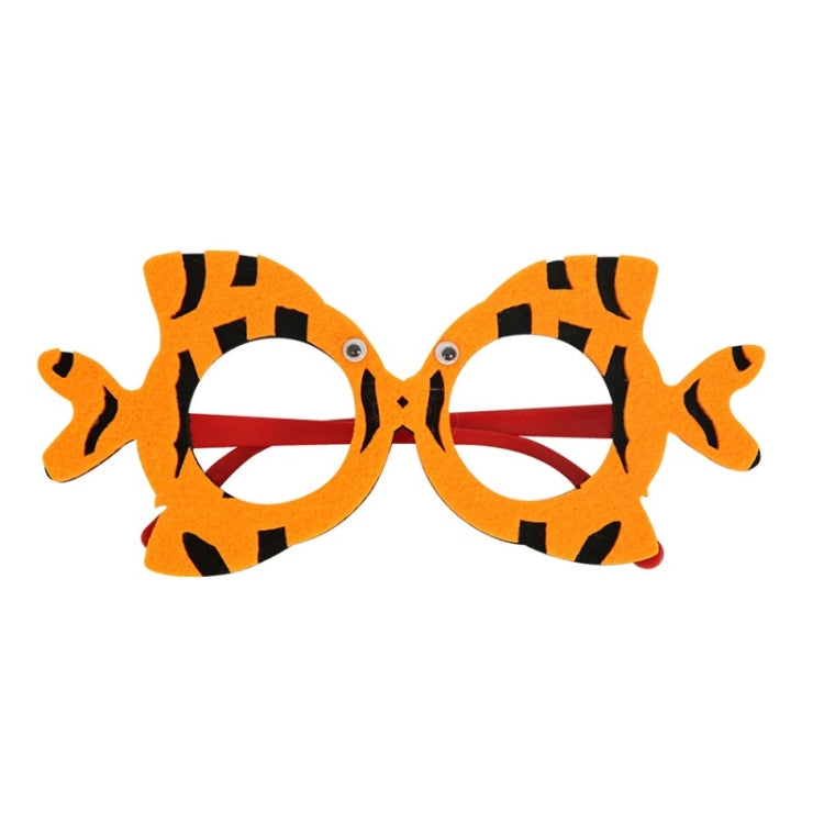 3 PCS Happy Birthday Theme Party Glasses Photo Decoration Prop, Shape: Kiss Fish