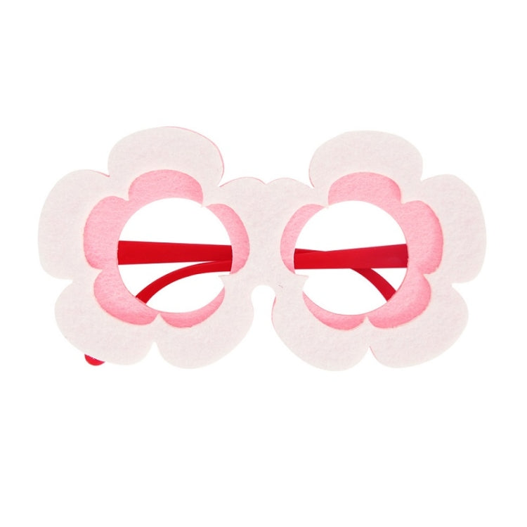 3 PCS Happy Birthday Theme Party Glasses Photo Decoration Prop, Shape: Flower