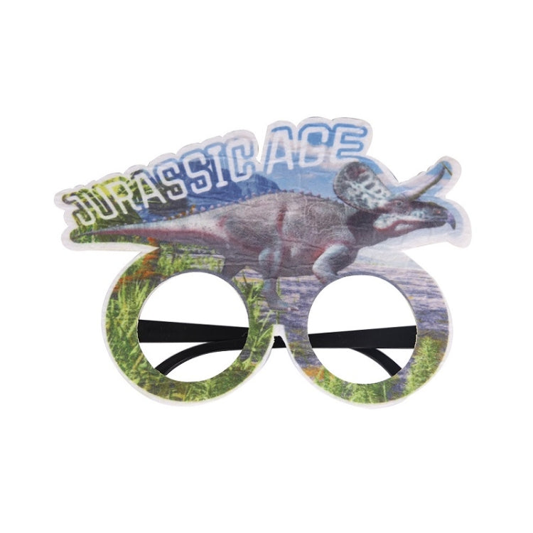 3 PCS Dinosaur Funny Glasses Birthday Party Decoration Photo Props(E Model)
