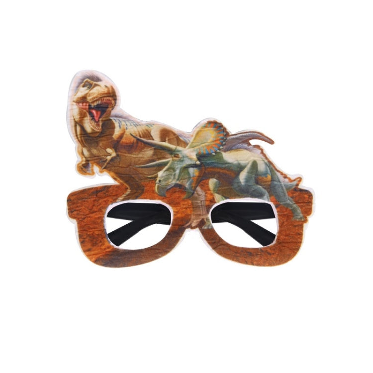 3 PCS Dinosaur Funny Glasses Birthday Party Decoration Photo Props(K Model)