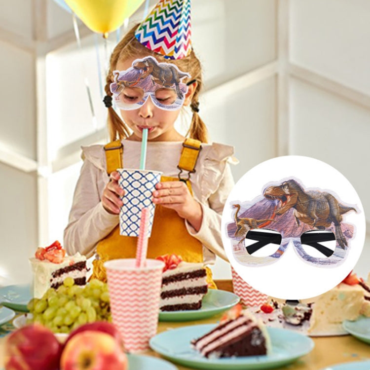 3 PCS Dinosaur Funny Glasses Birthday Party Decoration Photo Props(K Model)