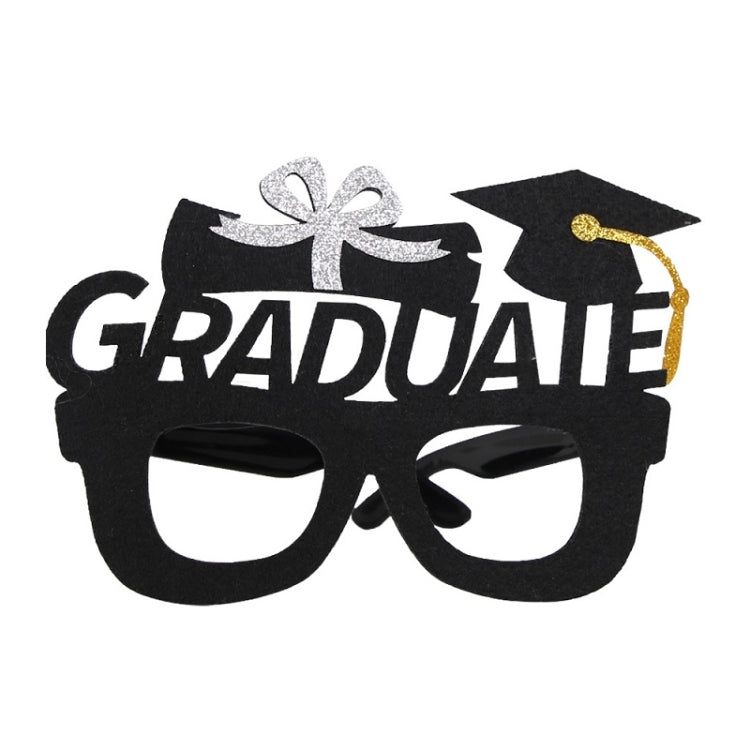 3 PCS Graduation Season Photo Props School Party Funny Glasses, Shape: F Model