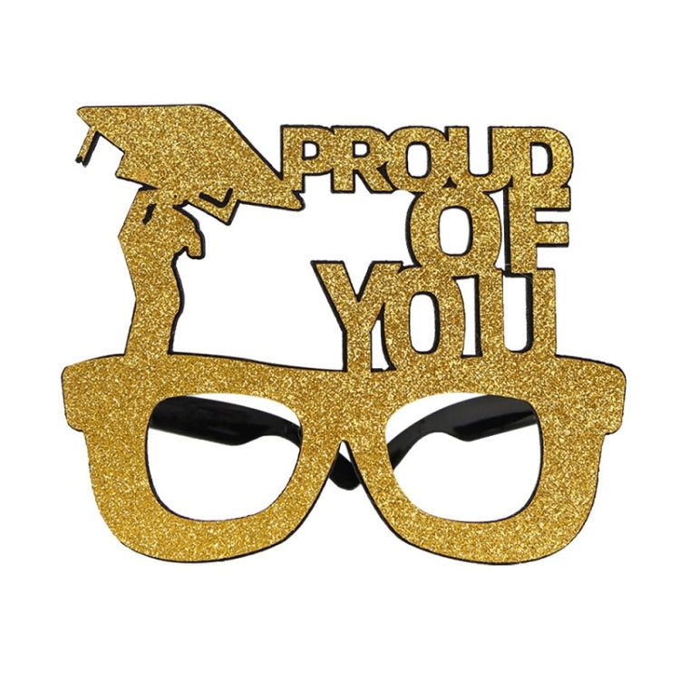 3 PCS Graduation Season Photo Props School Party Funny Glasses, Shape: G Model
