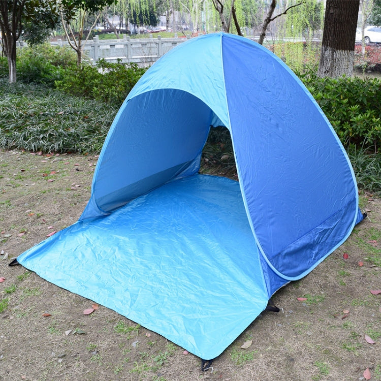 Automatic Instant Pop Up Tent Potable Beach Tent，Size: 150x165x110cm(Orange with Yellow)