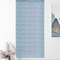 2 PCS Laser Square Rain Curtain Birthday Party Background Decoration(1x2M Light Blue)