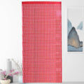 2 PCS Laser Square Rain Curtain Birthday Party Background Decoration(1x2M Red)