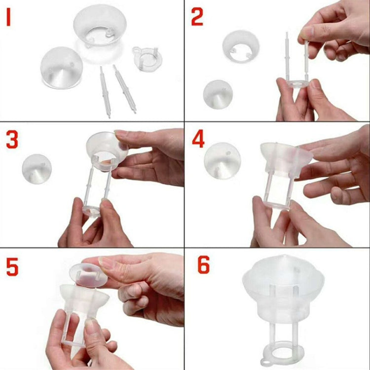 Halloween Witch Barrel Pumpkin Smoker Scene Arrangement(US Plug-Flame Bucket)