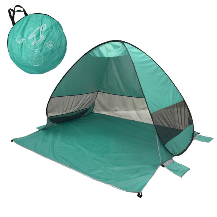 Automatic Instant Pop Up Tent Potable Beach Tent,Size:, Color: Lake Green