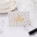 50 PCS Holiday Thank You Messages Greeting Cards(Birthday Card 3)