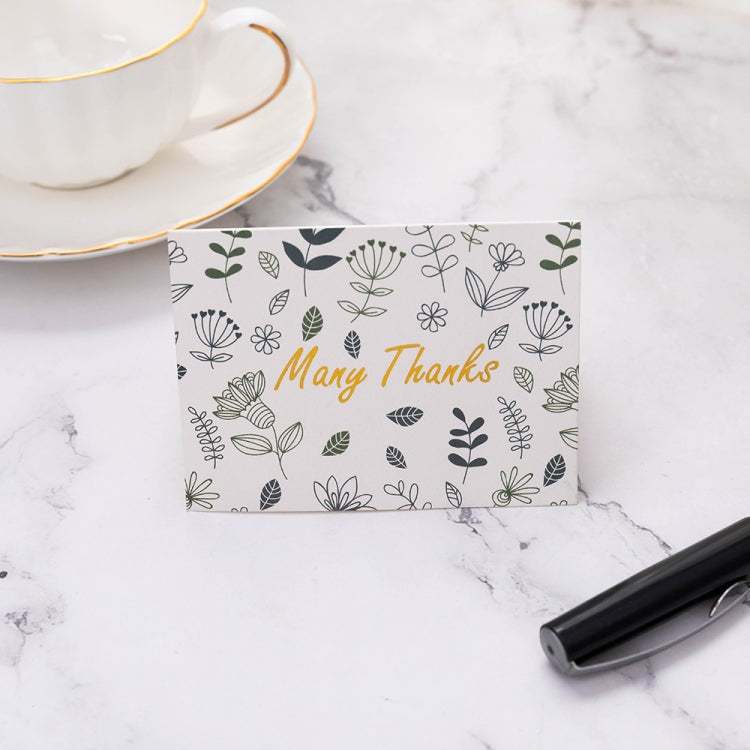 50 PCS Holiday Thank You Messages Greeting Cards(Thank You Card 2)