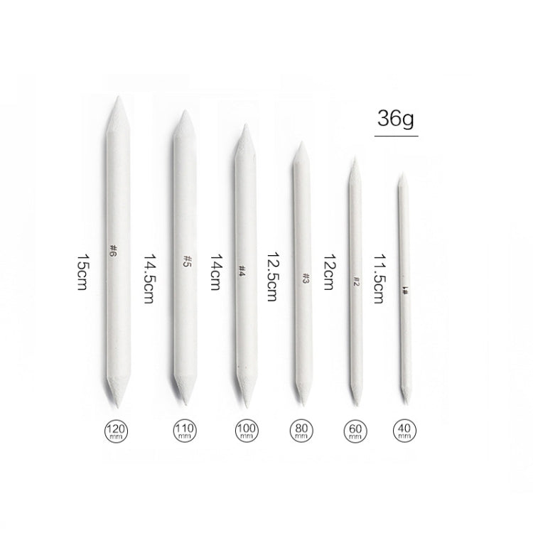 15 In 1 Blending Smudge Stump Stick Tortillon Sketch Art Drawing Sketcking  Pen With Deep Gray Bag