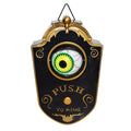 Halloween One-eyed Doorbell Glowing Horror Sound Decoration Pendant Black