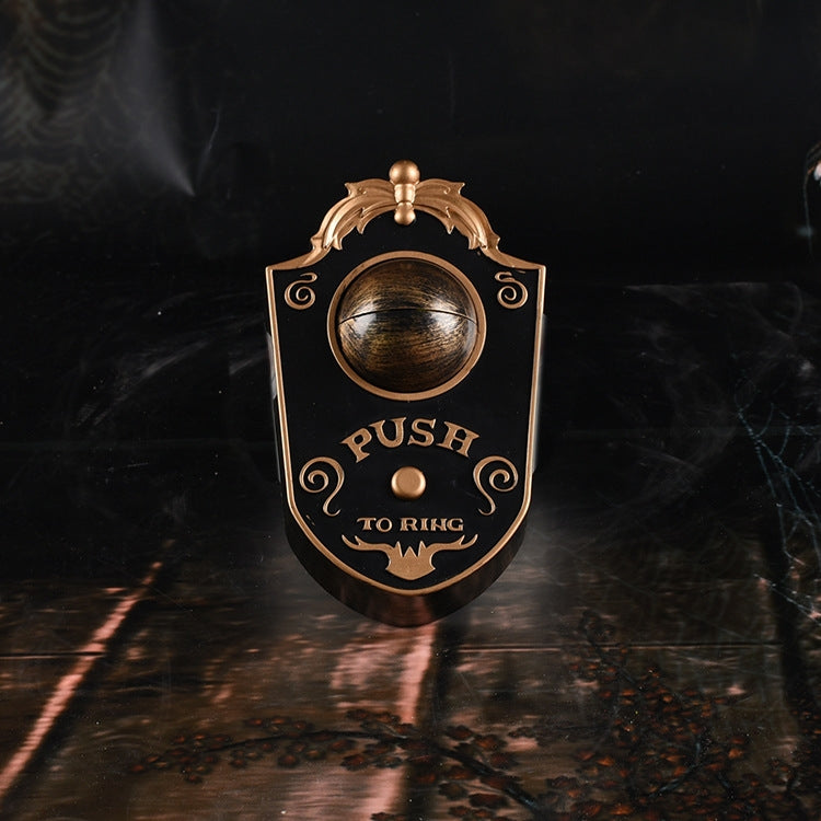 Halloween One-eyed Doorbell Glowing Horror Sound Decoration Pendant Black