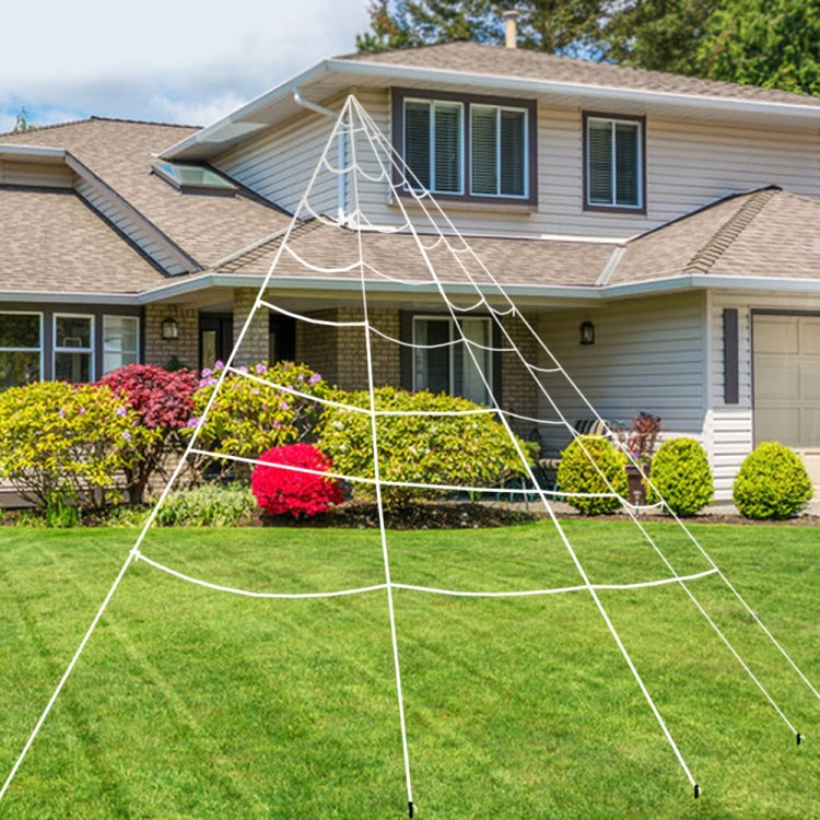 Halloween Spider Web Triangle Net Outdoor Decoration Props, Size:  7m x5.5m