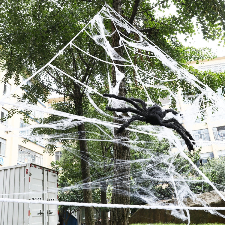 Halloween Spider Web Triangle Net Outdoor Decoration Props, Size:  7m x5.5m