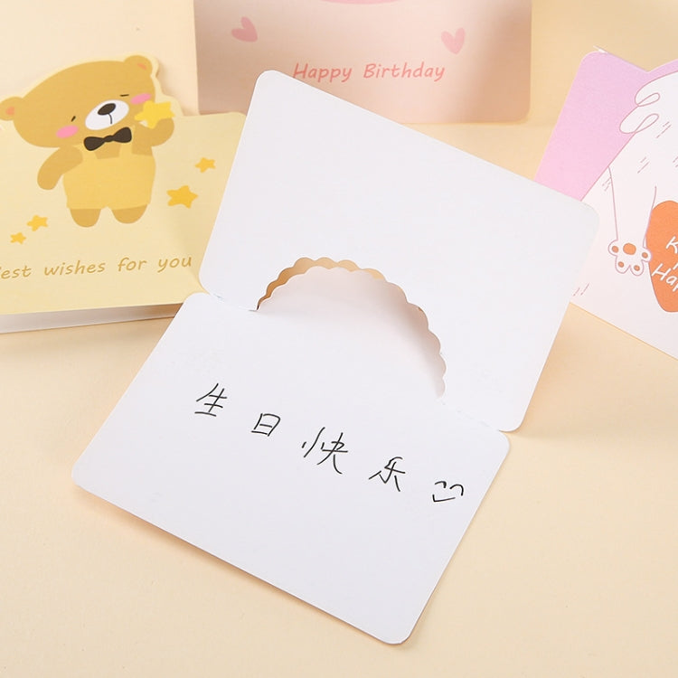 100 PCS Cute Cartoon Birthday Cards(Penguin)