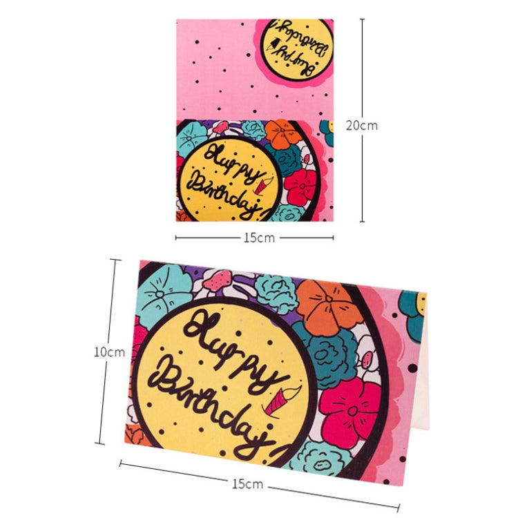 40 PCS Hand Drawn Children Birthday Card(2)