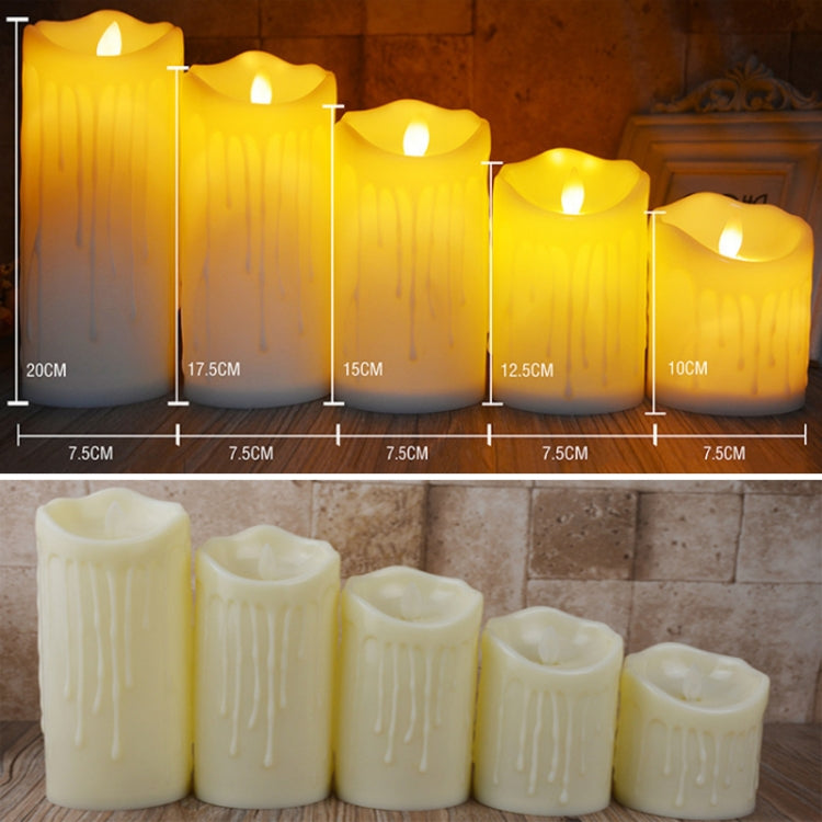 LED Electronic Candle Lights Halloween Christmas Decoration Props, Size: 7.5x12.5cm(Plastic Tears Candle Lights)
