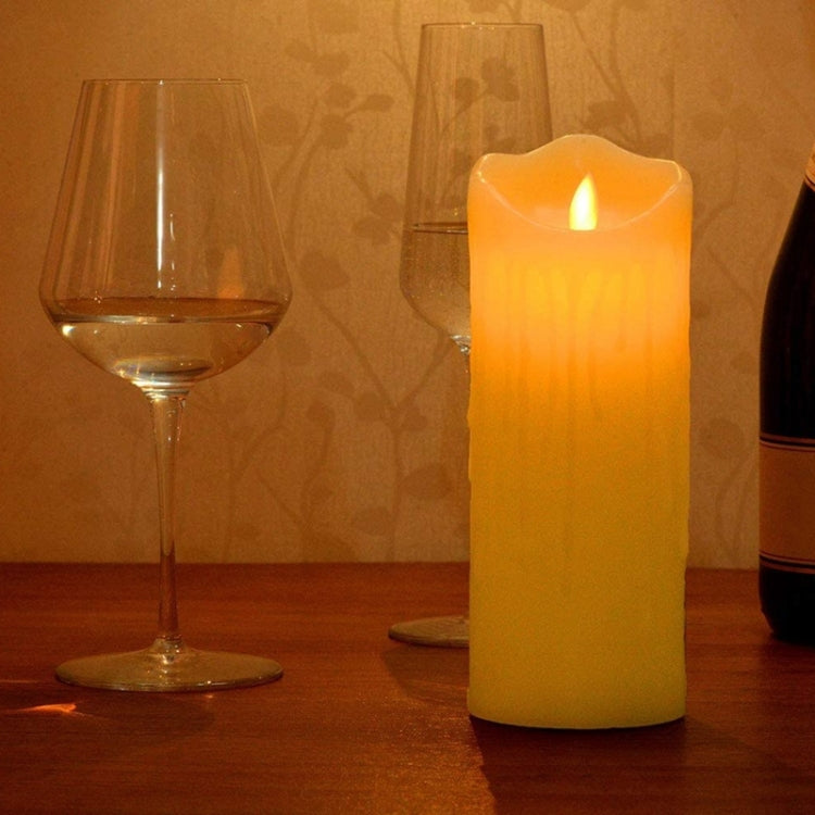 LED Electronic Candle Lights Halloween Christmas Decoration Props, Size: 7.5x12.5cm(Plastic Tears Candle Lights)