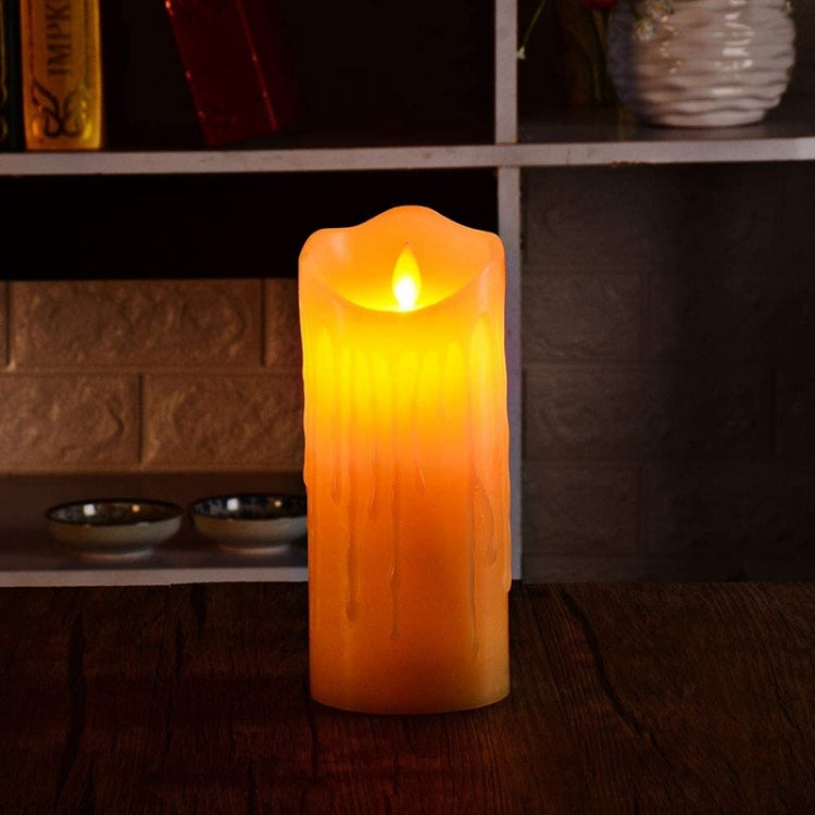 LED Electronic Candle Lights Halloween Christmas Decoration Props, Size: 7.5x12.5cm(Plastic Tears Candle Lights)