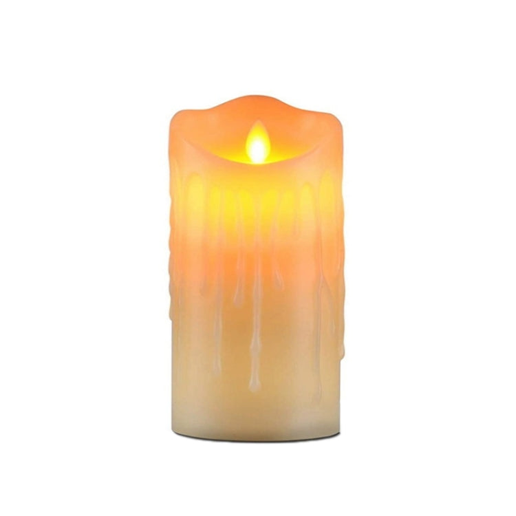 LED Electronic Candle Lights Halloween Christmas Decoration Props, Size: 7.5x15cm(Plastic Tears Candle Lights)