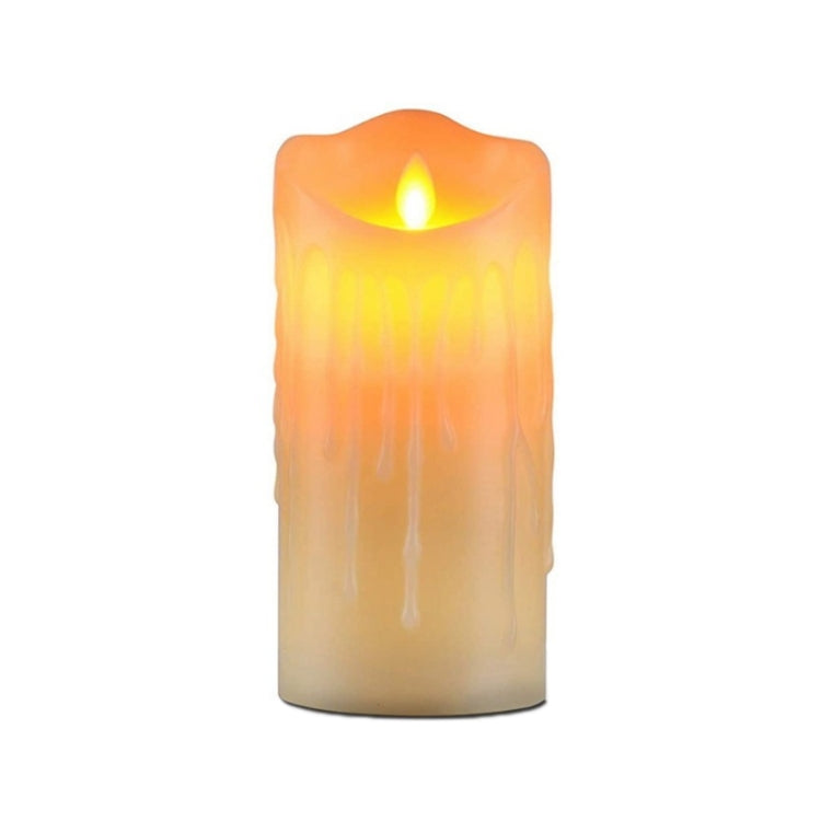 LED Electronic Candle Lights Halloween Christmas Decoration Props, Size: 7.5x17.5cm(Plastic Tears Candle Lights)