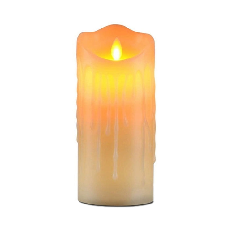 LED Electronic Candle Lights Halloween Christmas Decoration Props, Size: 7.5x20cm(Plastic Tears Candle Lights)