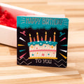 10 PCS Square Bronzing Color Print Thanks Greeting Cards(1)