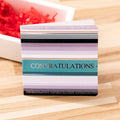10 PCS Square Bronzing Color Print Thanks Greeting Cards(8)