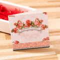 10 PCS Square Bronzing Color Print Thanks Greeting Cards(17)