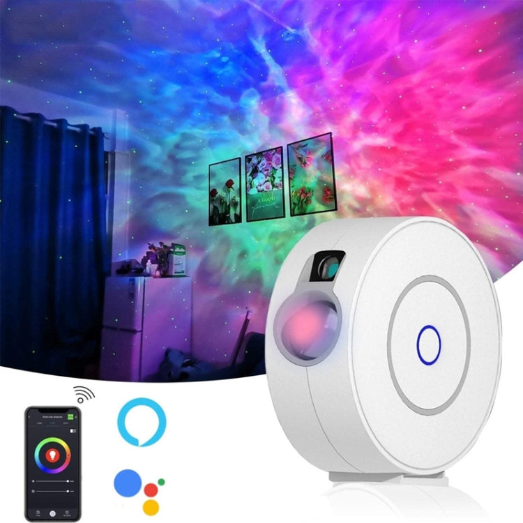 WiFi Graffiti Smart Circular Star Projection Light Home Theater Atmosphere Light(EU Plug)