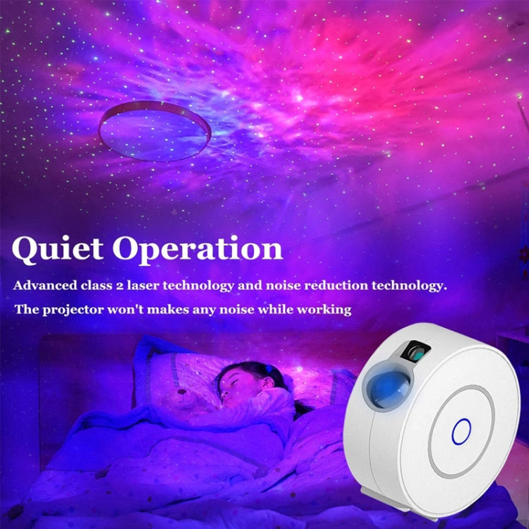 WiFi Graffiti Smart Circular Star Projection Light Home Theater Atmosphere Light(US  Plug)
