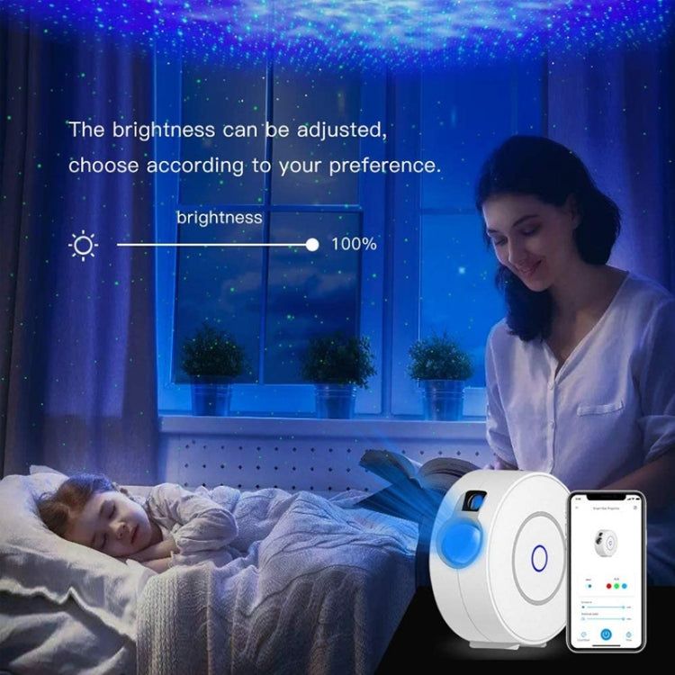 WiFi Graffiti Smart Circular Star Projection Light Home Theater Atmosphere Light(EU Plug)