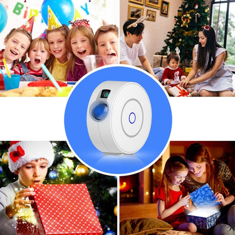 WiFi Graffiti Smart Circular Star Projection Light Home Theater Atmosphere Light(EU Plug)