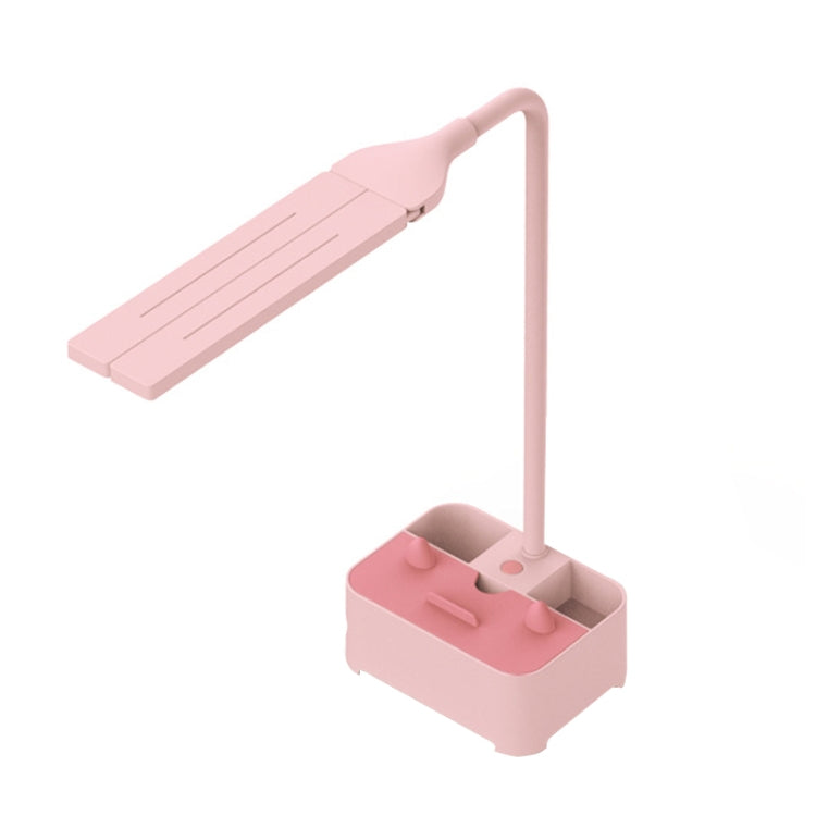 TD6 Student Mobile Phone Holder Pen Holder Eye Protection USB Desk Lamp(Pink)