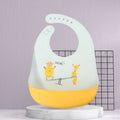 Baby Oil Spray Waterproof Silicone Bib Ultra-thin Saliva Towel, Pattern: Lemon Game