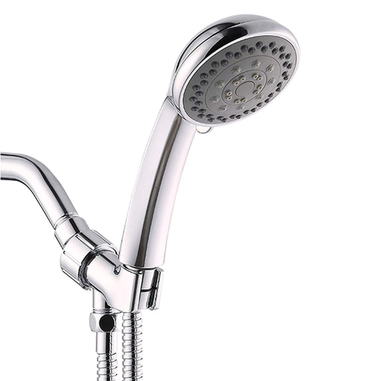 Concealed Shower Head 5 Function Pause Mode Shower Head, Style： Shower+Hose+Bracket