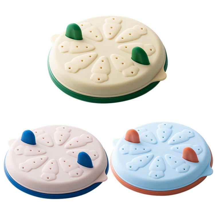 AA312 Carrot Silicone Sausage Food Supplement High Temperature Mold(Light Blue)