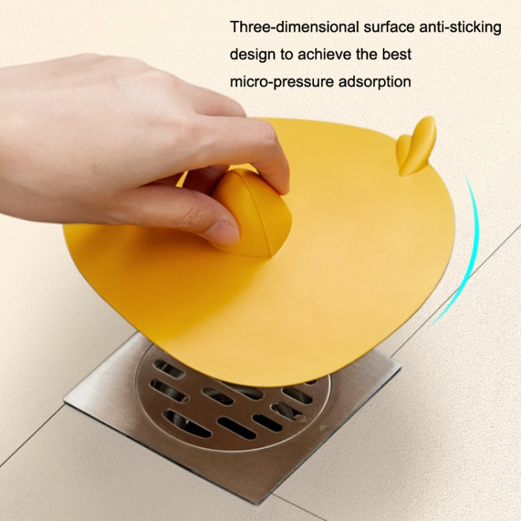 Bird Dilver Discosit Desert Soft TPR Bathroom Sanitary Spacer Smelly Drain Cover(Grey)