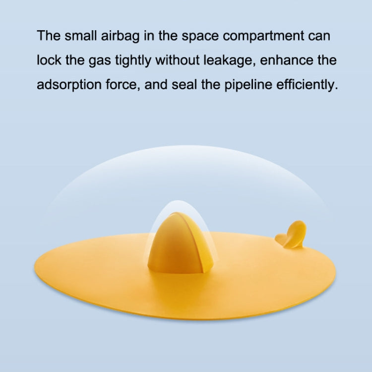 Bird Dilver Discosit Desert Soft TPR Bathroom Sanitary Spacer Smelly Drain Cover(Yellow)