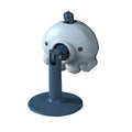 Household Silent Punch-free Door Stopper Bathroom Silicone Rear Suction Door(Indigo Blue)