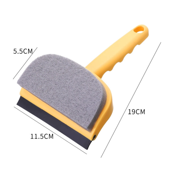 Sanitary Wall Cleaning Brush Bathroom Tile Brush(Yellow)