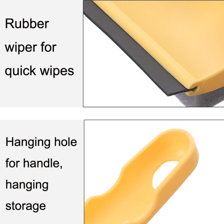 Sanitary Wall Cleaning Brush Bathroom Tile Brush(Yellow)