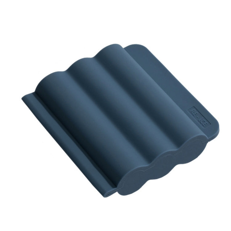 Silicone Ice Box Home-made Complementary Food Ice Hockey Mold(Deep Blue)