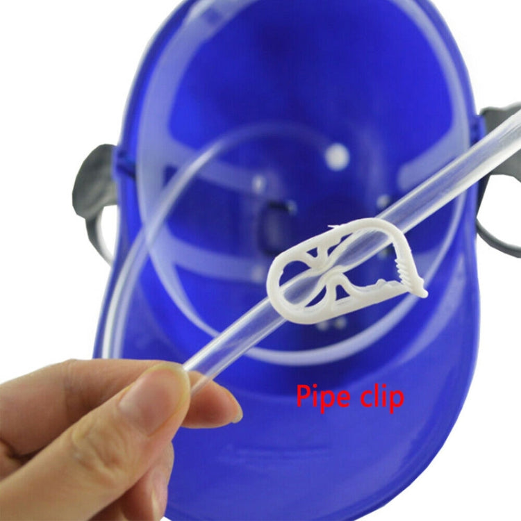 Lazy Beer Drink Hat Birthday Party Outdoor Drink Helmet(Blue)