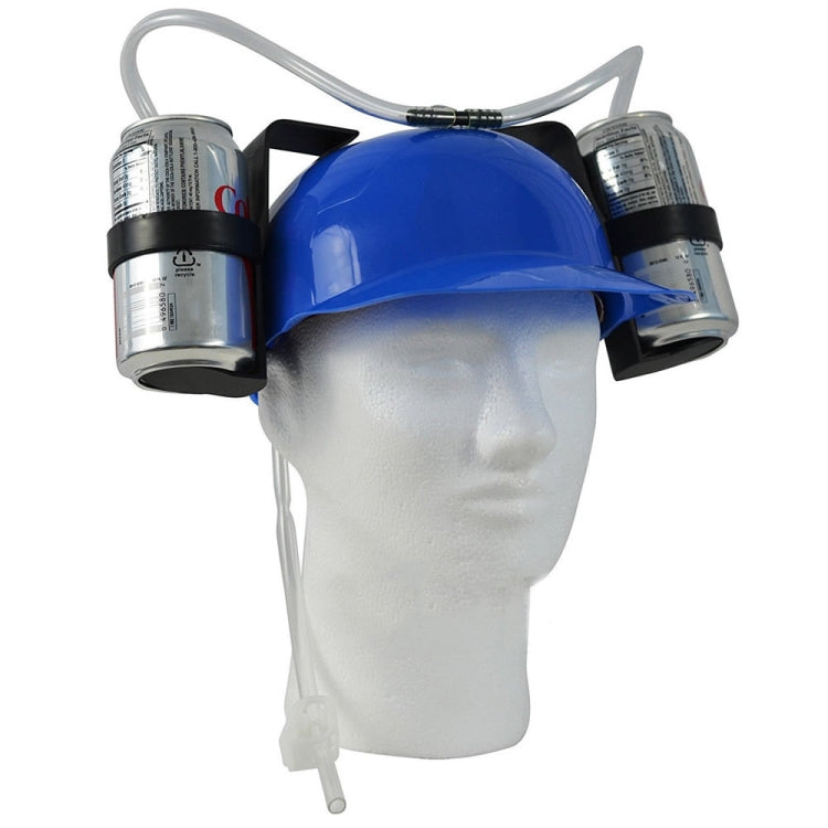 Lazy Beer Drink Hat Birthday Party Outdoor Drink Helmet(Red)