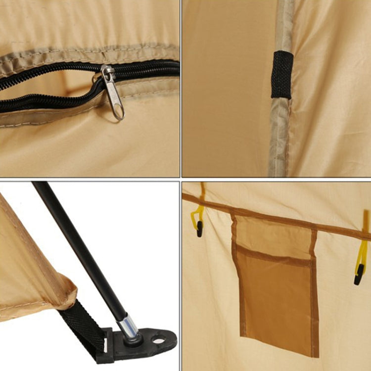 Changing Tent Shower Beach Tent Outdoor Awning(Blue)