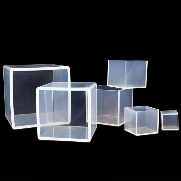 4 PCS 40mm Crystal Drop Glue Square Silica Gel Mold DIY Handmade Jewelry Decoration Model