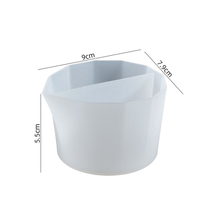 2 PCS DIY Crystal Epoxy Color Separation Cup Silicone Toning Cup, Style: 2 Grid